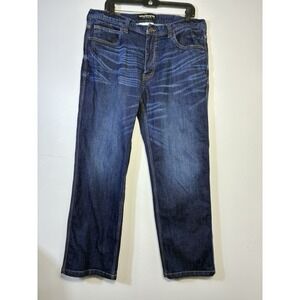 Wolverine fire resistant jeans Men's 38/30 Mid Wash Straight Leg Work CAT 2